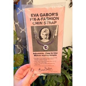 Vintage Chin Strap Wig Holder ~ Eva Gabor's Chin Strap Wig Holder